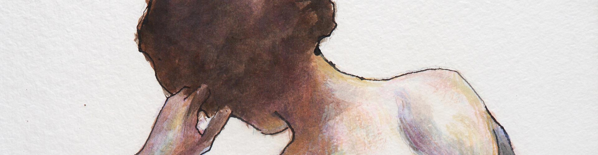 Nudo di spalle