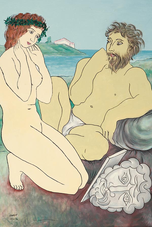 Pittore e modella (Picasso a colori n.2 )